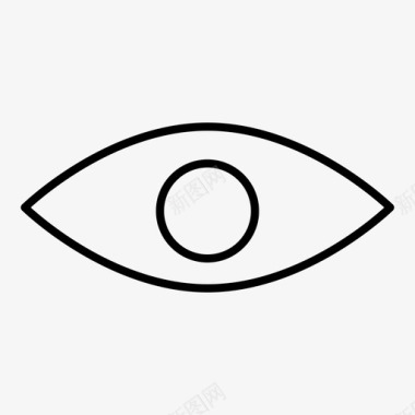 窥视孔眼睛人图标图标