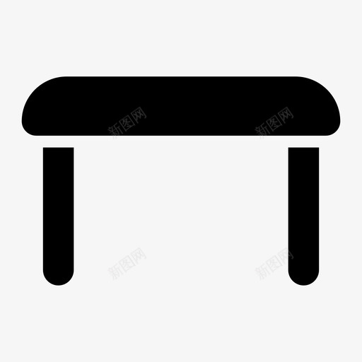桌子餐桌家具图标svg_新图网 https://ixintu.com 图标 字形 家具 架子 桌子 餐桌