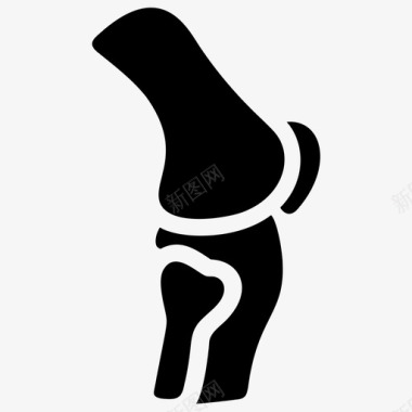 膝关节痛风关节关节疼痛图标图标