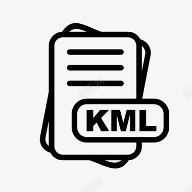 kml文件扩展名文件格式文件类型集合图标包图标