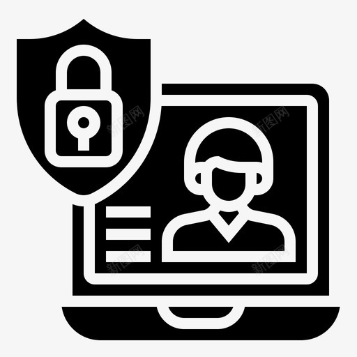 保护计算机数据图标svg_新图网 https://ixintu.com 保护 安全 数据 数据库 用户 用户数 管理 计算机