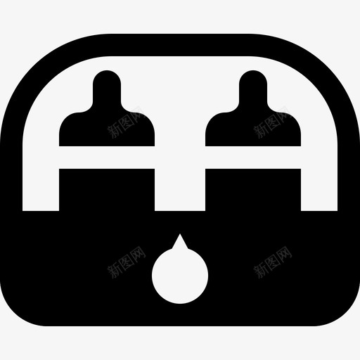 消毒瓶瓶消毒器图标svg_新图网 https://ixintu.com 母性 消毒 清洁 零件 黑色
