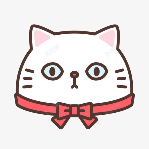 喵 catsvg_新图网 https://ixintu.com 喵 cat 喵 猫 可爱 动物 手绘 多色