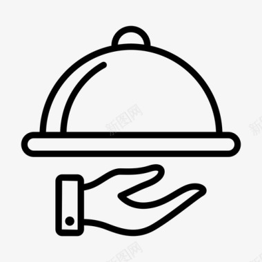 拼盘食物餐厅图标图标
