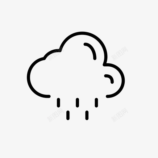 雨电子商务风暴图标svg_新图网 https://ixintu.com 图标 天气 电子商务 界面 设置 风暴