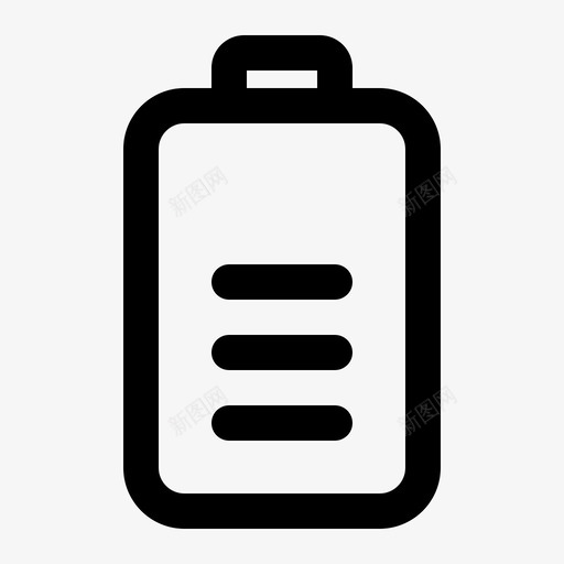 电池充电器基本图标svg_新图网 https://ixintu.com 充电器 基本 完整 接口 电池