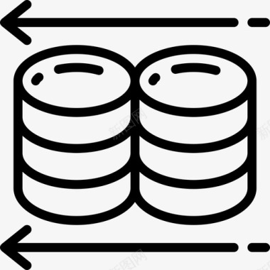 备份数据科学信息图标图标