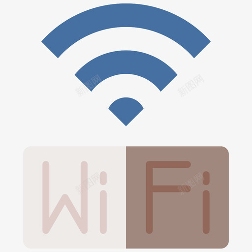 Wifi133餐厅公寓图标svg_新图网 https://ixintu.com 133餐厅 Wifi 公寓