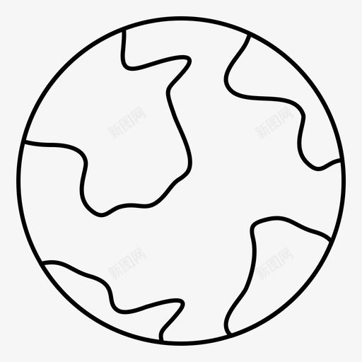 地球发现地理图标svg_新图网 https://ixintu.com 世界 发现 地球 地理 太空