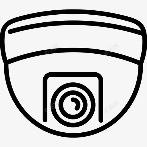 闭路电视摄像机安全安保图标svg_新图网 https://ixintu.com 安保 安全 摄像 摄像机 系统 视频 闭路电视