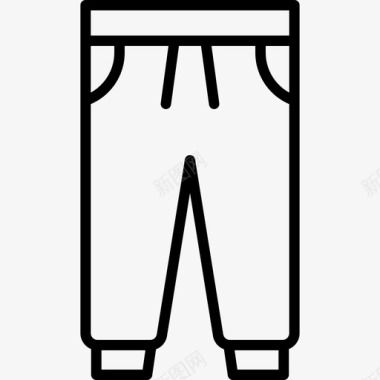 牛仔裤衣服141直线型图标图标