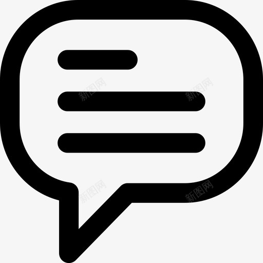 信息邮件短信图标svg_新图网 https://ixintu.com 信息 泡泡 短信 语音 邮件