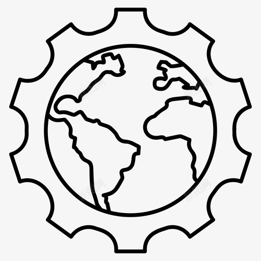 全球发展全球维护全球设置图标svg_新图网 https://ixintu.com 优化 全球 发展 国际 搜索引擎 管理 络线 维护 网络 设置