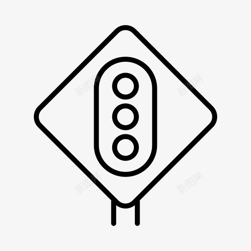 红绿灯道路规则道路图标svg_新图网 https://ixintu.com 安全 旅行 标志 红绿灯 规则 道路