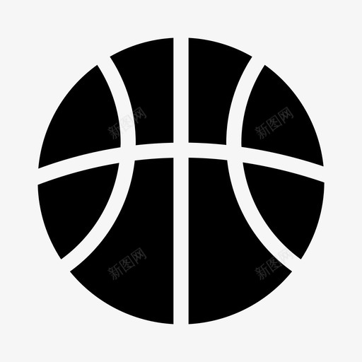 篮球打球运动图标svg_新图网 https://ixintu.com 体育 冠军 固体 打球 篮球 运动
