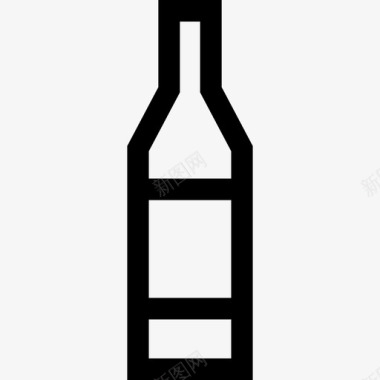 酒瓶酒类饮料图标图标