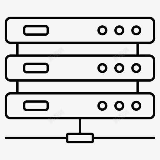 数据库服务器计算机服务器数据存储图标svg_新图网 https://ixintu.com 优化 向量 图标 存储 搜索引擎 数据 数据库 服务器 络线 网络 计算机