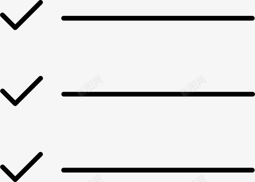 列表行菜单图标svg_新图网 https://ixintu.com 列表 导航 用户界面 菜单