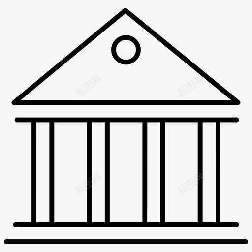 学校建筑学院图标svg_新图网 https://ixintu.com 基础 大学 学校 学院 建筑 机构