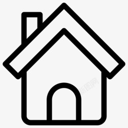 邮寄方式家庭地址房子图标高清图片