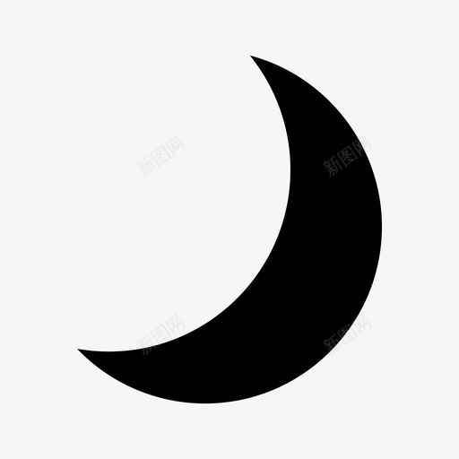 月亮夜晚睡眠图标svg_新图网 https://ixintu.com 住宿 夜晚 太空 旅行 星星 月亮 睡眠 酒店