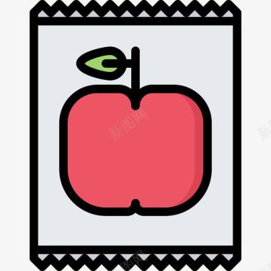 苹果零食2彩色图标图标