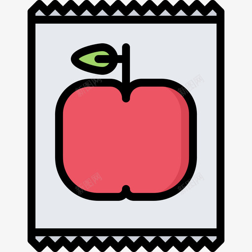 苹果零食2彩色图标svg_新图网 https://ixintu.com 彩色 苹果 零食