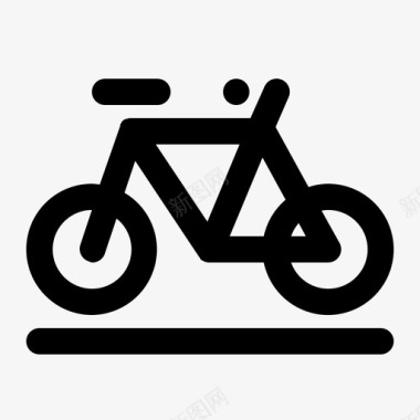 自行车交通工具轮子图标图标