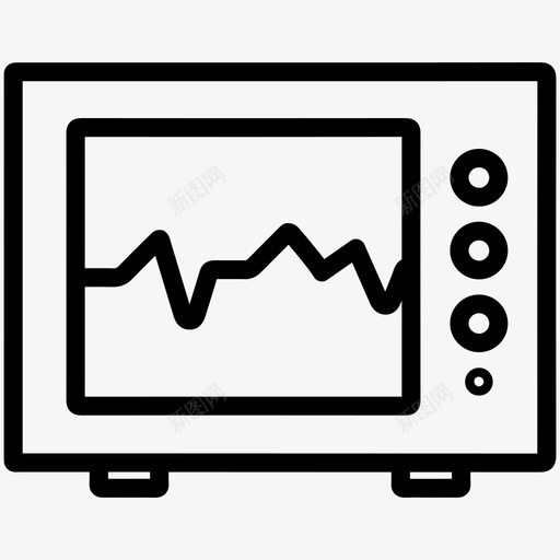 ecg屏幕医院医疗图标svg_新图网 https://ixintu.com ecg 医疗 医院 屏幕 脉搏