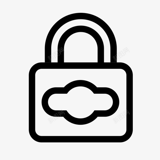 锁定帐户登录图标svg_新图网 https://ixintu.com 图标 安全 密码 帐户 标准 登录 站点 锁定
