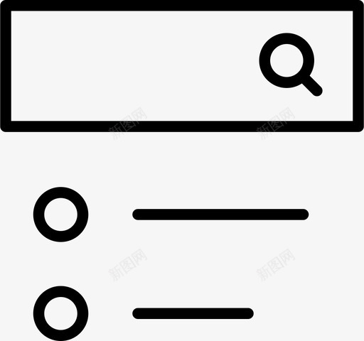 搜索查找输入图标svg_新图网 https://ixintu.com 列表 接口 搜索 查找 精简 计算 输入