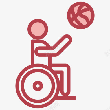 轮椅篮球残疾5其他图标图标