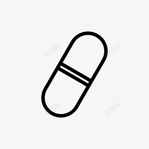 药丸药丸泡罩医疗器械图标svg_新图网 https://ixintu.com 医疗器械 泡罩 药丸