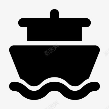 运输船商船图标图标