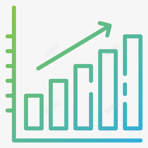 图表seo142渐变图标svg_新图网 https://ixintu.com seo 图表 渐变