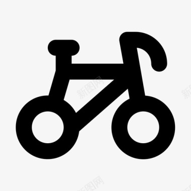 交通工具自行车骑行图标图标
