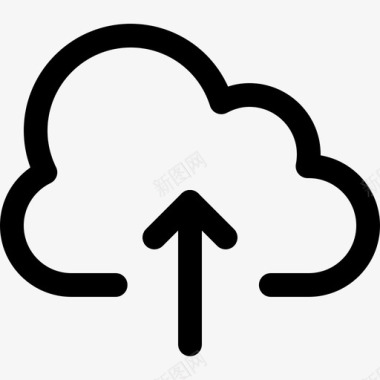 云要素61线性图标图标