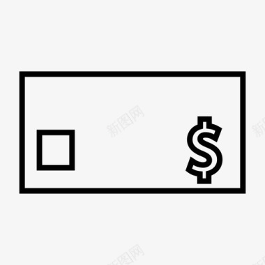 支付卡现金信用卡图标图标