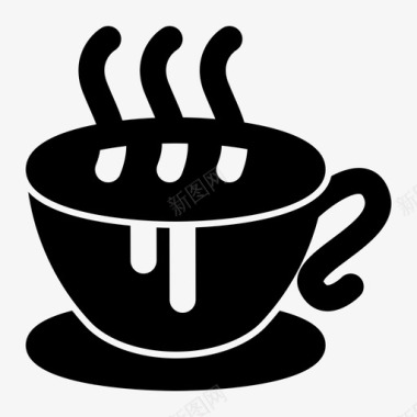 杯咖啡饮料热的图标图标