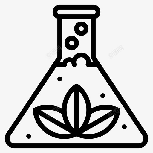 试管生态学开发实验室图标svg_新图网 https://ixintu.com 实验室 开发 生态学 研究 试管