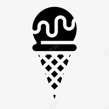 冰淇淋冰淇淋32填充图标图标