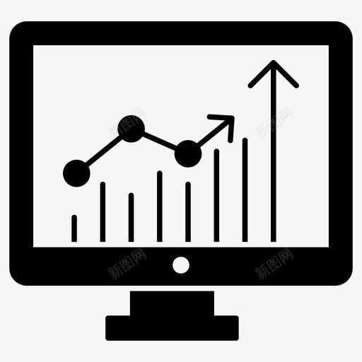 业务信息图分析业务图表图标svg_新图网 https://ixintu.com 业务 信息 分析 向量 图标 图表 增长 字形 折线 财务 趋势