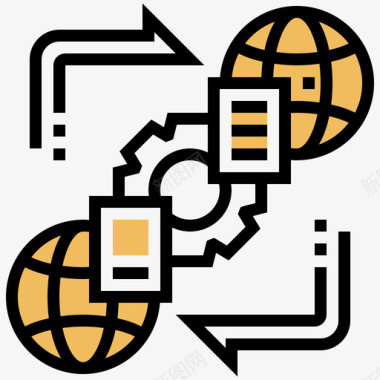数据共享网络分析11黄影图标图标