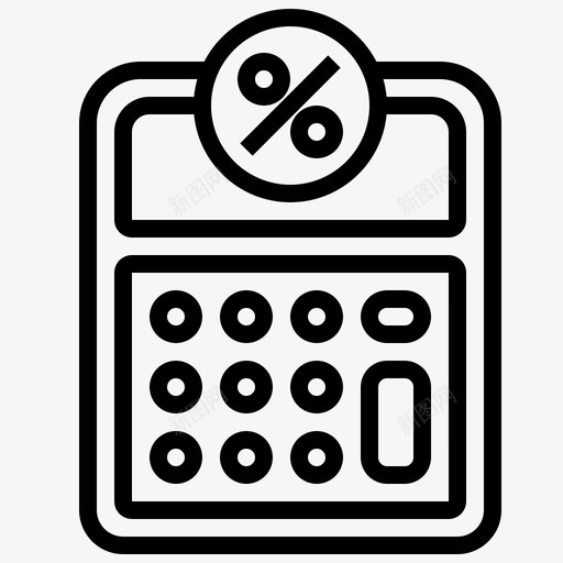 计算会计财务图标svg_新图网 https://ixintu.com 会计 数学 税务 计算 财务