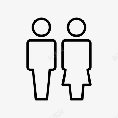 厕所浴室男人图标图标