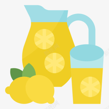 柠檬水饮料35淡味图标图标