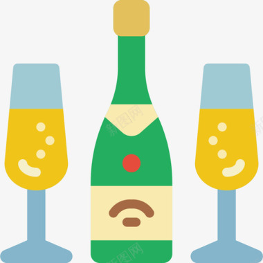香槟葡萄酒8淡味图标图标