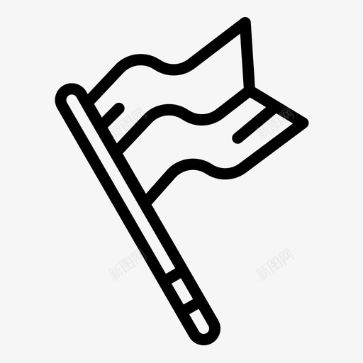旗帜徽章比赛图标svg_新图网 https://ixintu.com 团队 徽章 旗帜 比赛