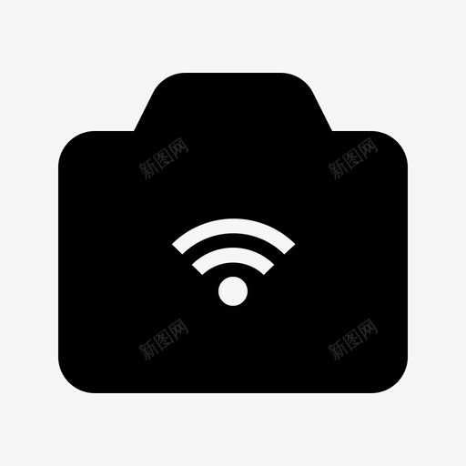 信号摄像头连接摄影图标svg_新图网 https://ixintu.com 信号 固态 摄像头 摄影 连接