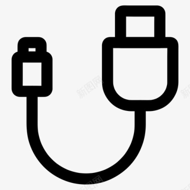 充电电缆适配器电子产品图标图标